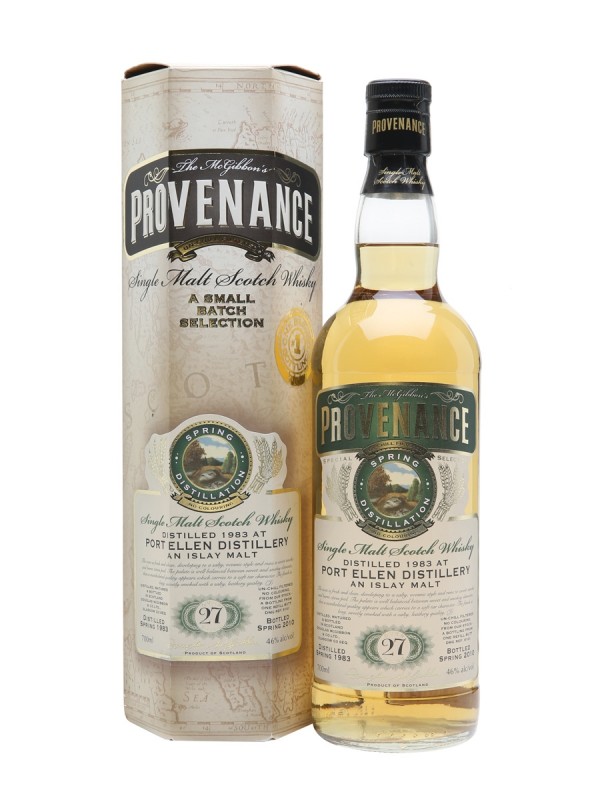 Port Ellen 1983 27 Year Old Provenance McGibbon's