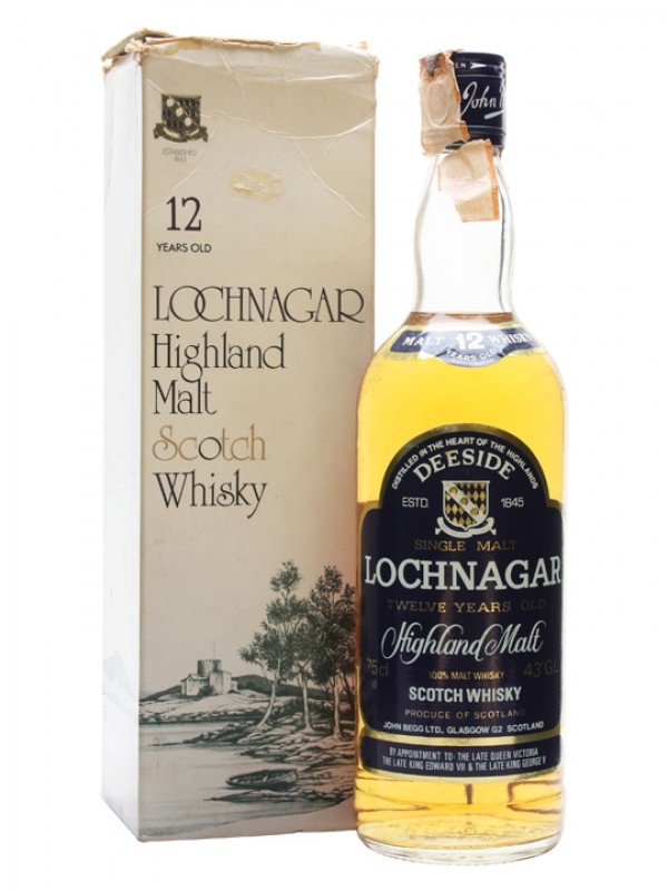 Royal Lochnagar 12 Year Old Bottled 1980s 75cl