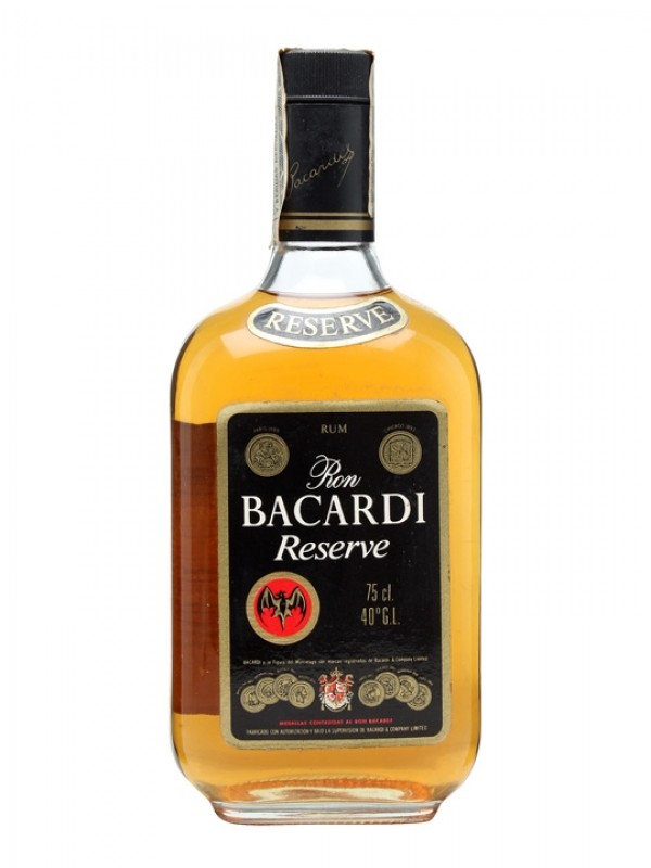 Bacardi Reserve Rum Bottled 1980s