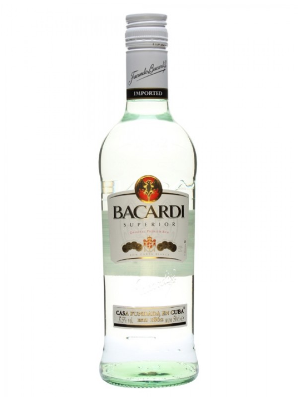 Bacardi Superior Rum Half Litre