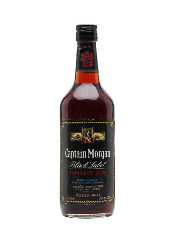Captain Morgan Rum Bottled 1970s