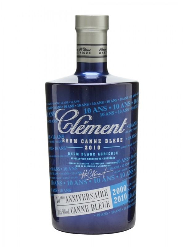 Clement Canne Bleue 2010 Rum 10th Anniversary