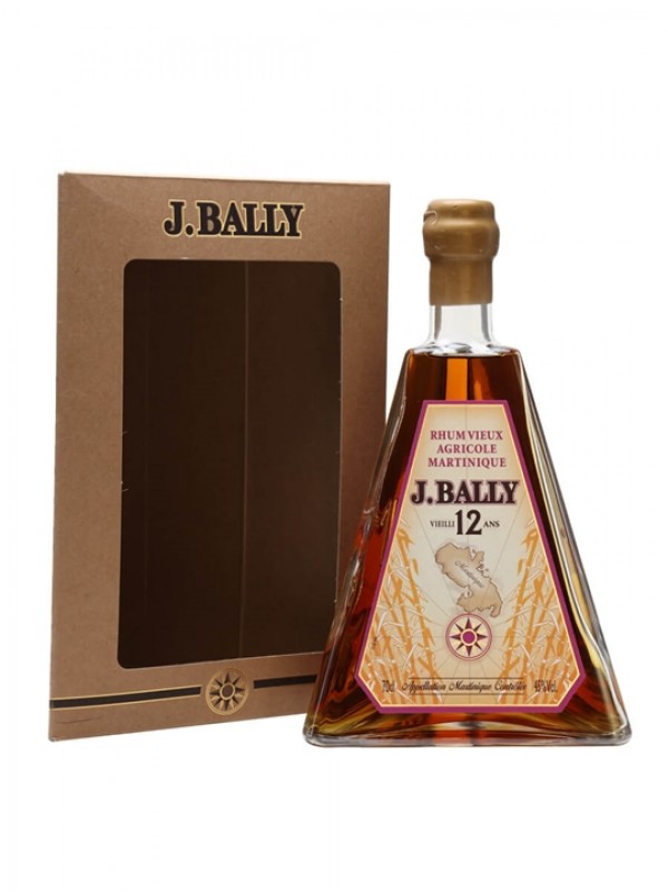 J Bally 12 Year Old Rhum Vieux Single Traditional Column Still Rum