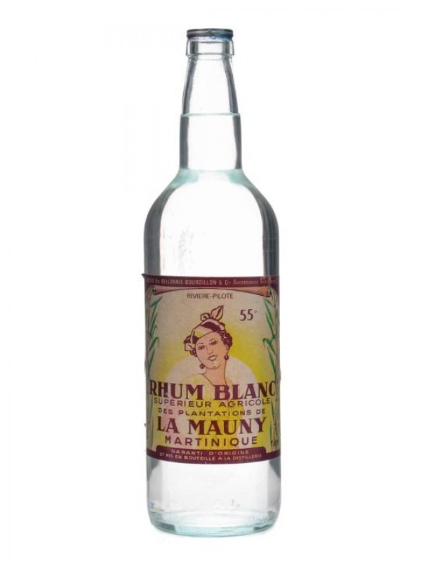 La Mauny Rhum Blanc Bottled 1960s