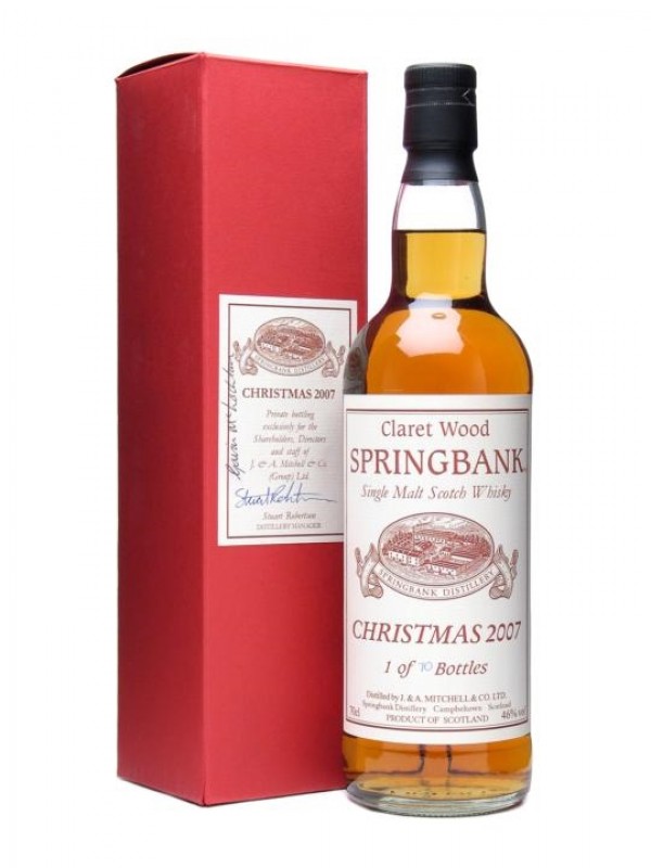 Springbank Christmas 2007 Claret Wood