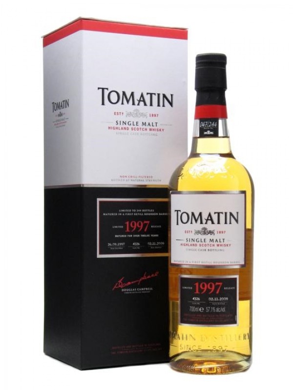 Tomatin 1997 12 Year Old Cask #4326