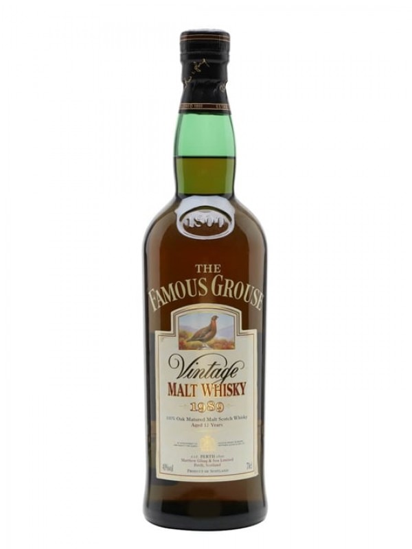 Famous Grouse Vintage 1989 12 Year Old