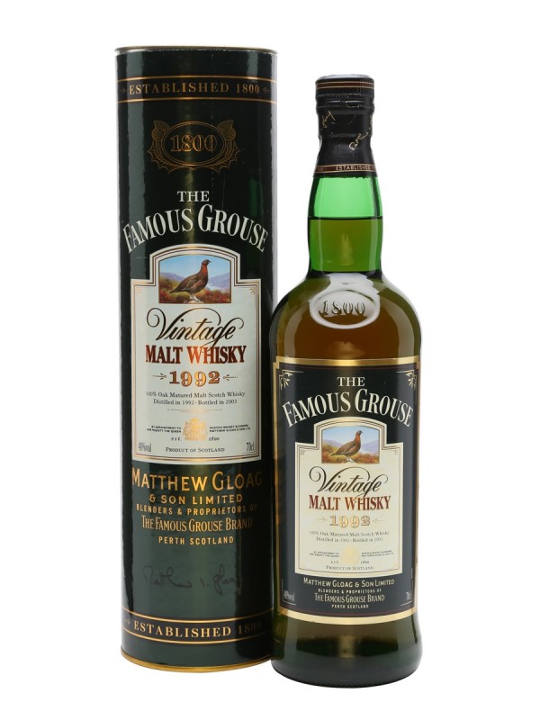 Famous Grouse Vintage 1992
