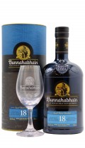 Bunnahabhain Tasting Glass & Islay Single Malt 18 year old