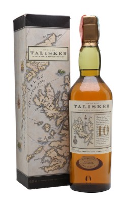 Talisker 10 Year Old / Map Label / Bottled 1990s