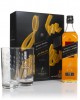 Johnnie Walker Black Label 12 Year Old with 2x Highball Glasses Blended Whisky