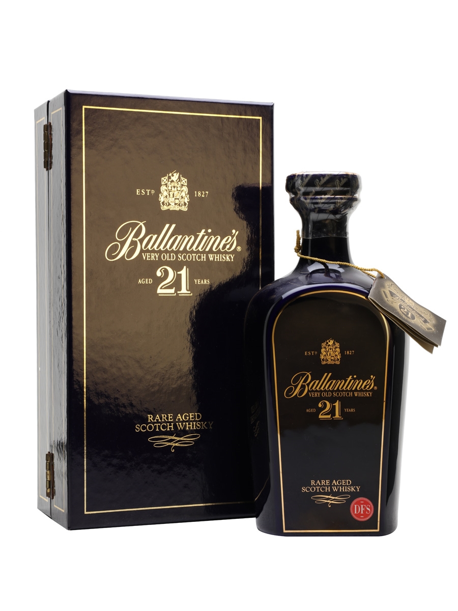 Ballantine's 21 년산 Blue Ceramic Decanter | 블렌디드 스카치