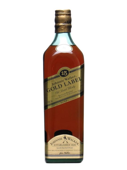 Johnnie Walker 15 년산 Gold Label Bottled 1980s : Whisky
